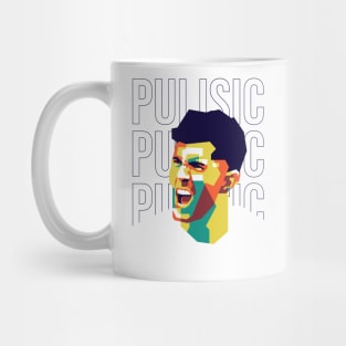 Pulisic on Wpap Style Mug